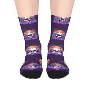 Mid-length Socks Skull